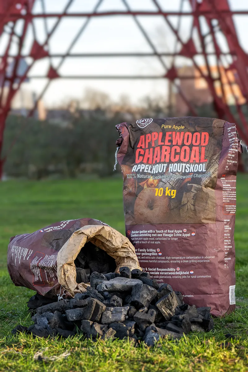 Stookkracht | Ons Assortiment | Houtskool en aanmaak wokkels | Appel