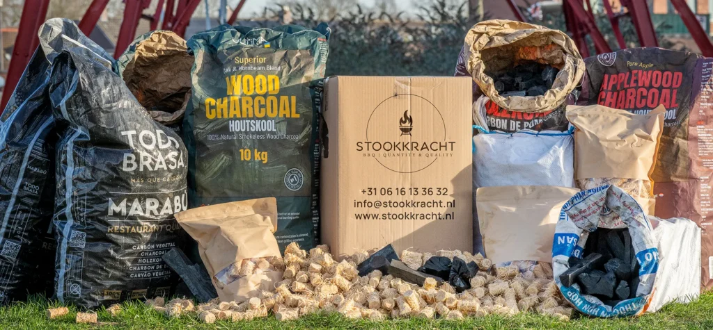 Stookkracht | Houtskool en aanmaak wokkels​ | Met contactgegevens